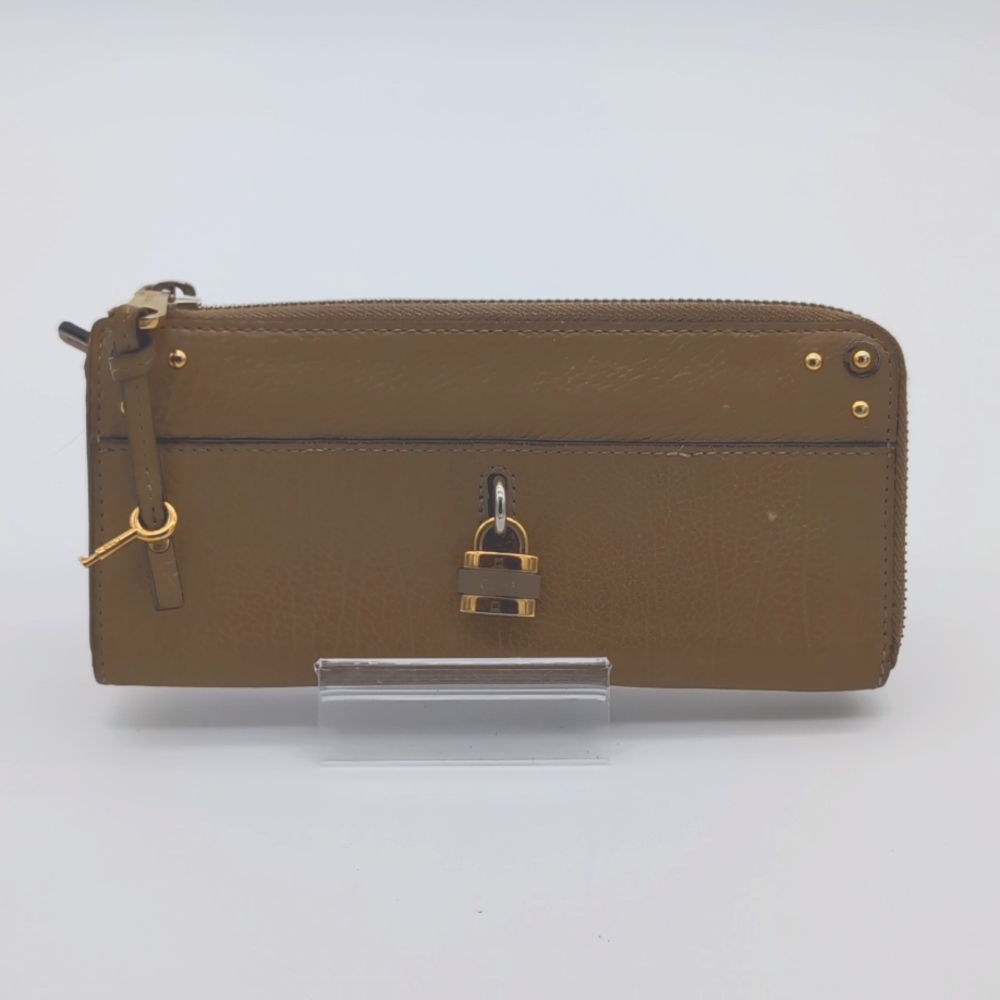 Chloe long leather wallet